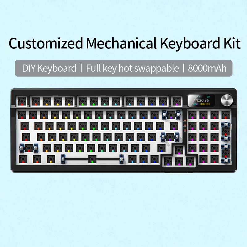 Gaming Keyboard Hot Swappable - ชุดคีย์บอร์ดกลไก YINDIAOY95 พร้อมหน้าจอแสดงผล ไฟ RGB Backlit