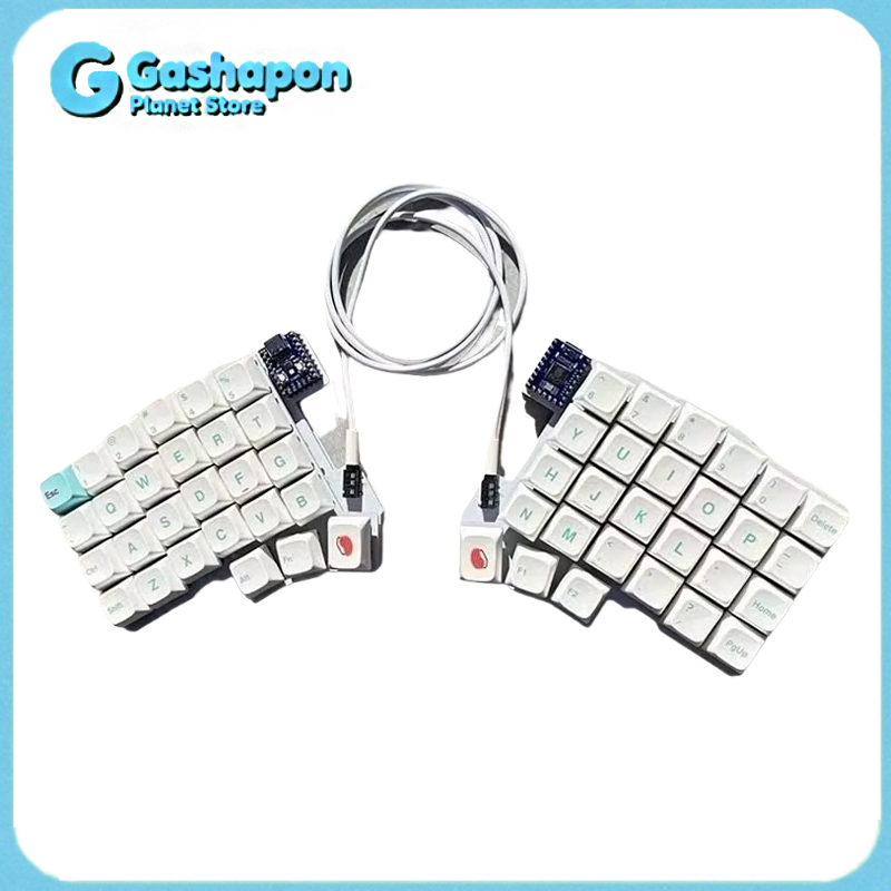 Gaming Keyboard Hot Swappable - คีย์บอร์ด Silakka54 แบบแยกส่วนตามหลักสรีรศาสตร์ รองรับการเปลี่ยนสวิตช์แบบ Hot Swappable