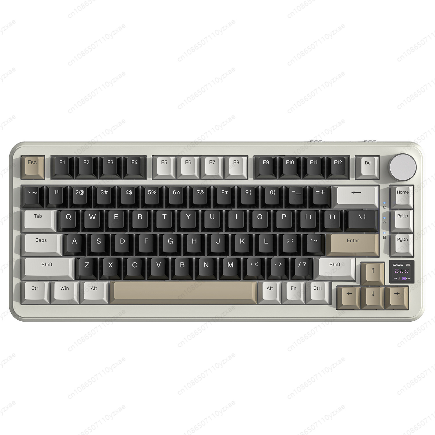 Gaming Keyboard No Rgb - คีย์บอร์ดเกมมิ่ง AL66 รุ่นใหม่ ปี 2024 วัสดุอะลูมิเนียมอัลลอยด์