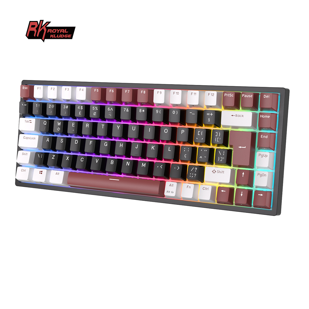Gaming Keyboard Budget - คีย์บอร์ดเกมมิ่งไร้สาย RK84 RK ROYAL KLUDGE ของบราซิล