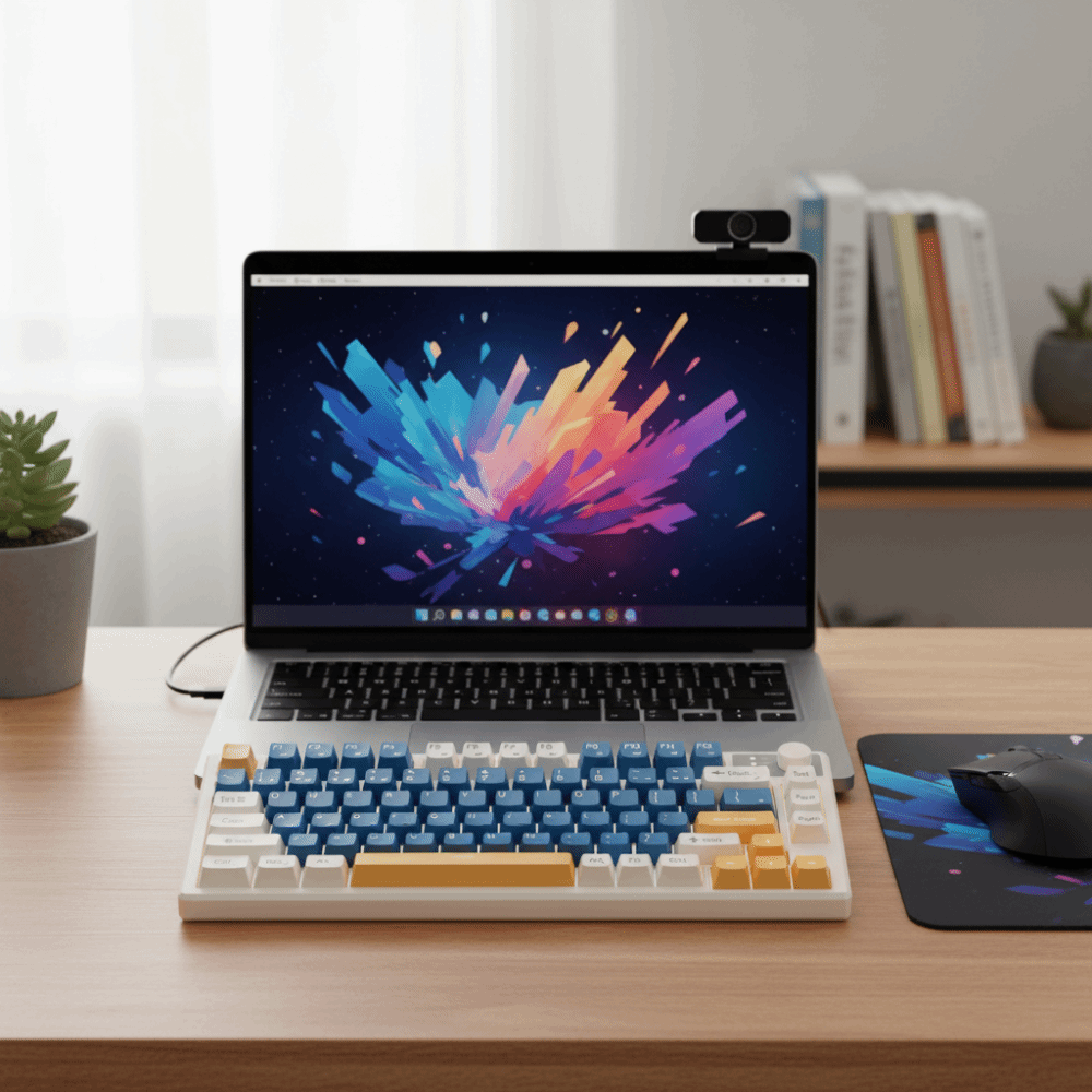 Gaming Keyboard That Is Quiet - คีย์บอร์ดเกมมิ่งแบบมีสาย 75 ปุ่ม ดีไซน์กะทัดรัด ให้ความรู้สึกเหมือนคีย์บอร์ดแบบกลไก พร้อมระบบเสียงเงียบพิเศษ