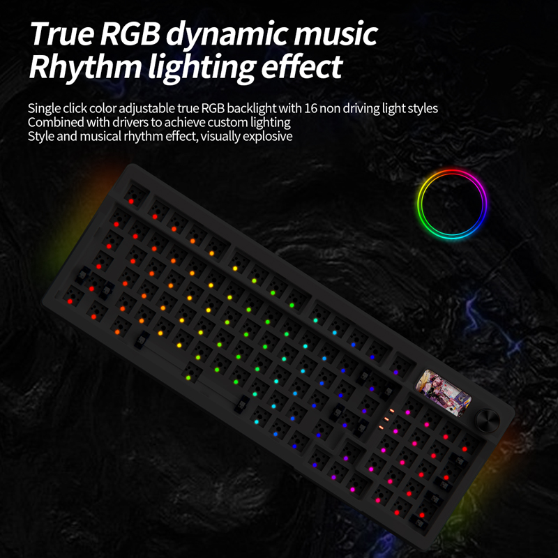 ชุดคีย์บอร์ดกลไก YINDIAOY95 พร - Gaming Keyboard Hot Swappable บทวิจารณ์และราคา