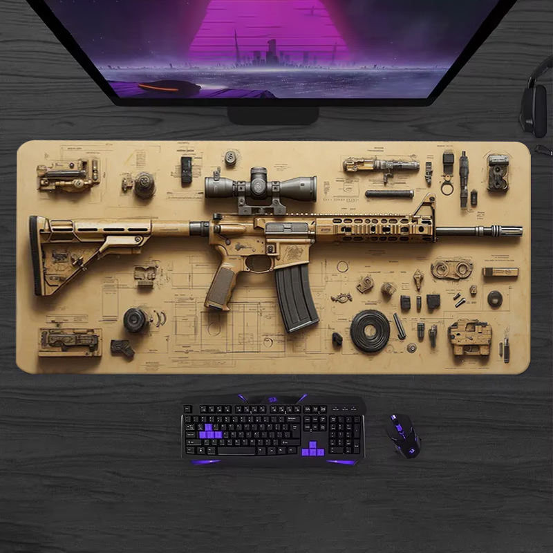 แผ่นรองเมาส์สำหรับเล่นเกมแบบนุ - Gaming Keyboard And Mouse บทวิจารณ์และราคา