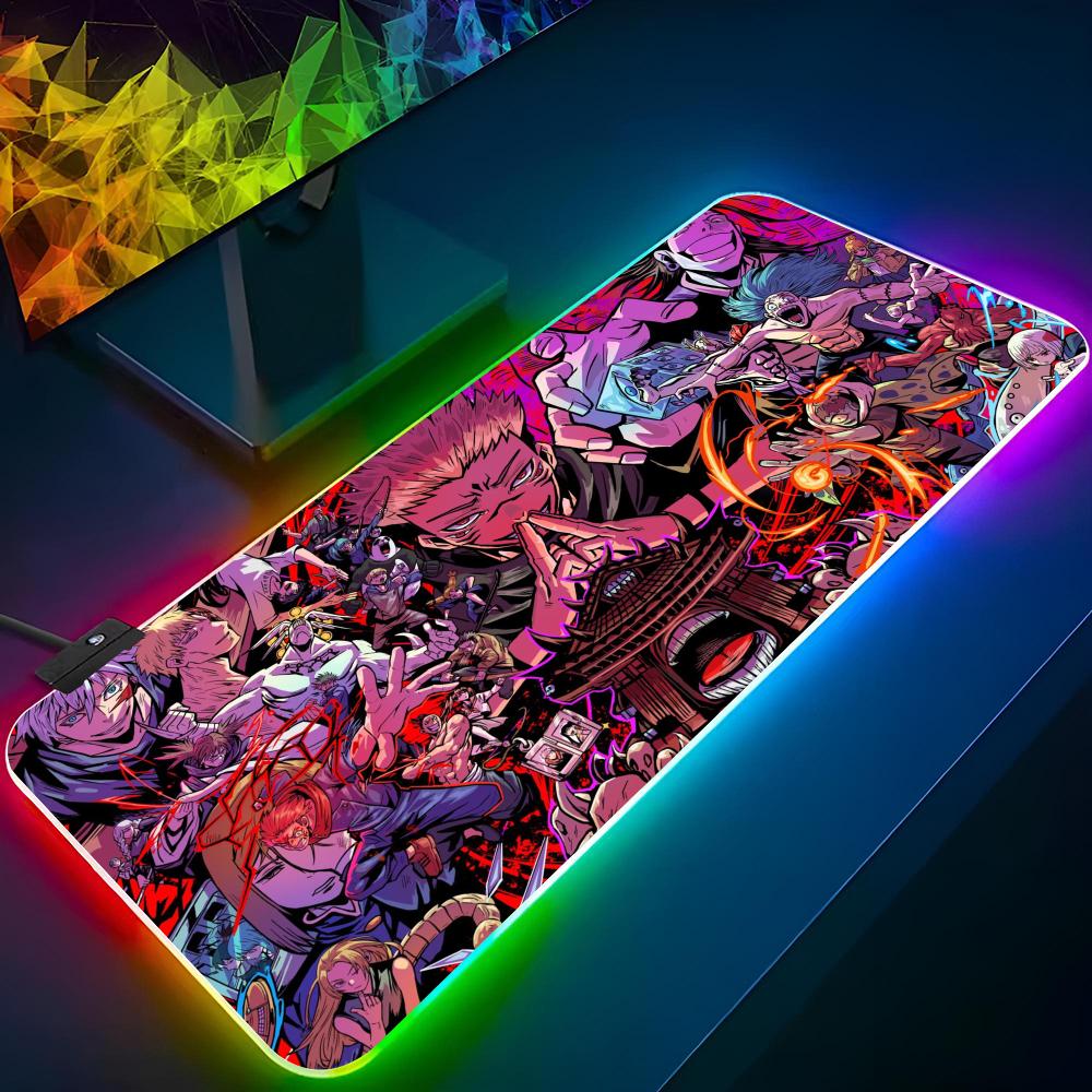 อะนิเมะ J-jujutsu K-kaisen แผ่ - Gaming Keyboard No Rgb บทวิจารณ์และราคา