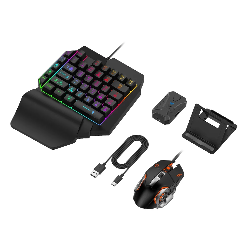 มีสินค้าในสต็อก คอนโทรลเลอร์ M - Gaming Keyboard And Mouse Converter For Mobile บทวิจารณ์และราคา