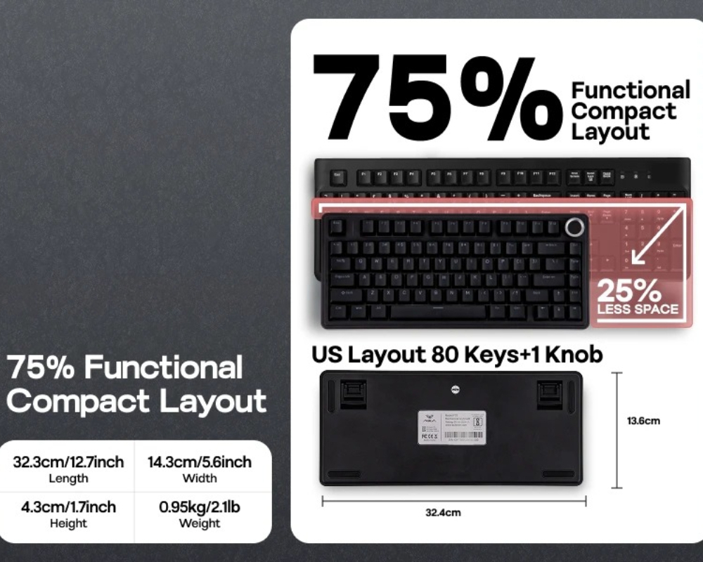 คีย์บอร์ดเกมมิ่งแบบมีสาย AULA  - Gaming Keyboard Hot Swappable บทวิจารณ์และราคา
