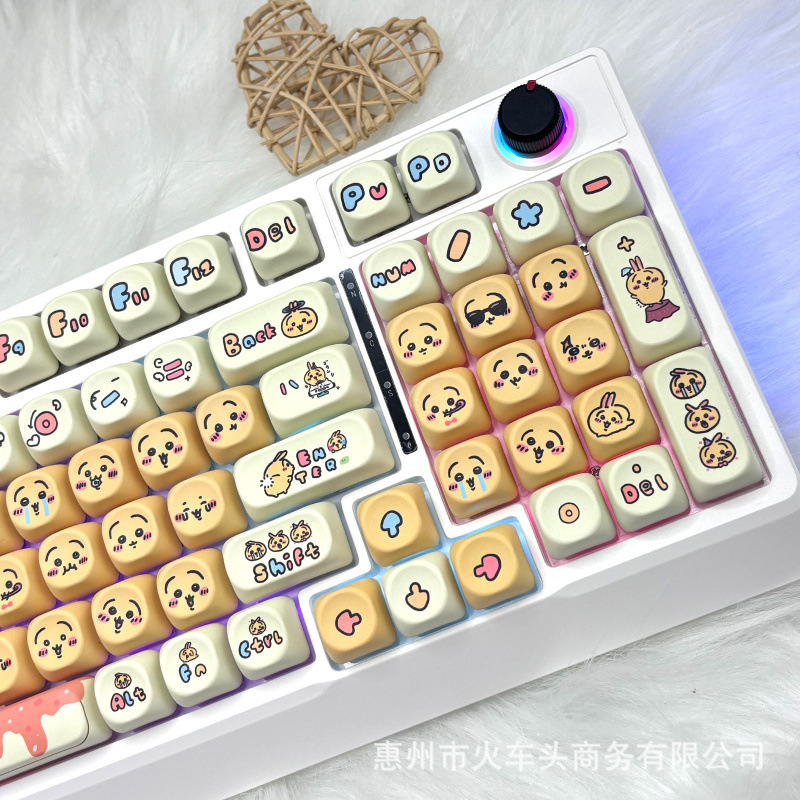 ชุดคีย์แคป Chiikawa ลายอีโมจิน - Gaming Keyboard Emoji บทวิจารณ์และราคา