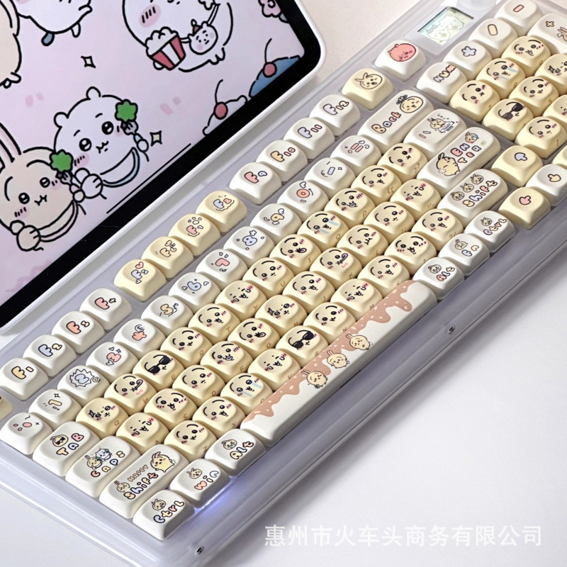 ชุดคีย์แคป Chiikawa ลายอีโมจิน - Gaming Keyboard Emoji บทวิจารณ์และราคา