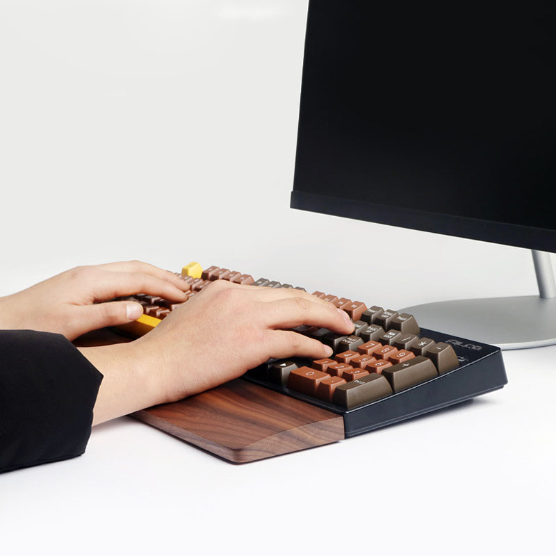 One-Hand Oak ไม้วอลนัท Keyboar - Gaming Keyboard Number Pad บทวิจารณ์และราคา