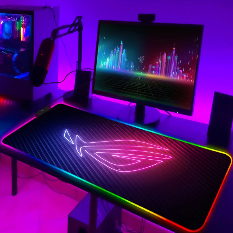 RGB Mousepad Cool ROG Mouse Pa - Gaming Keyboard No Rgb บทวิจารณ์และราคา