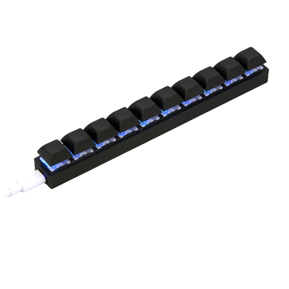 Custom Mini USB แบบมีสาย 10 คี - Gaming Keyboard Budget บทวิจารณ์และราคา