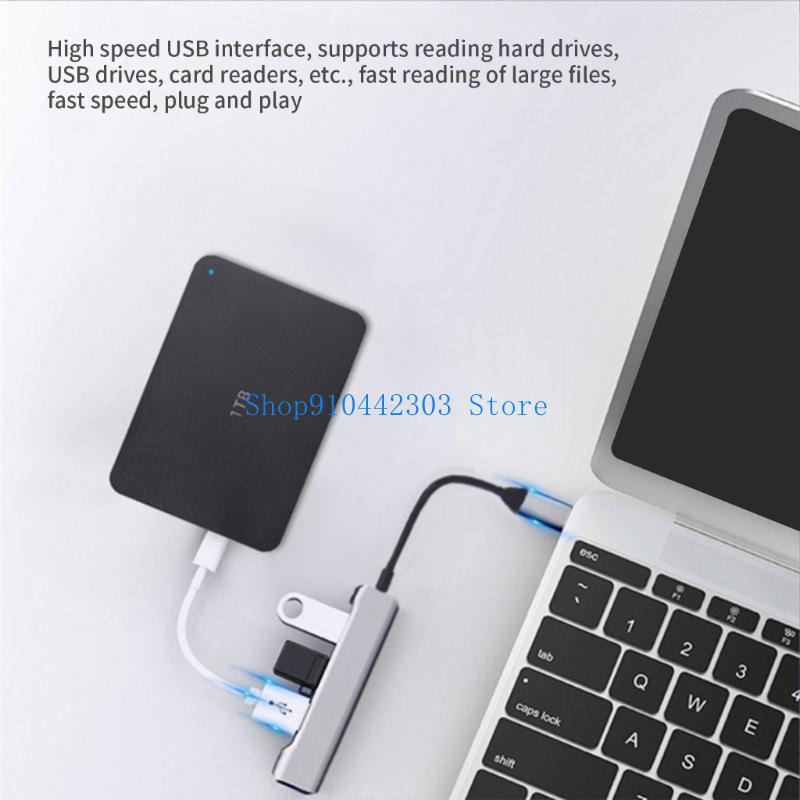 652F USB C/ฮับ USB 4 พอร์ต USB - Gaming Keyboard Splitter บทวิจารณ์และราคา