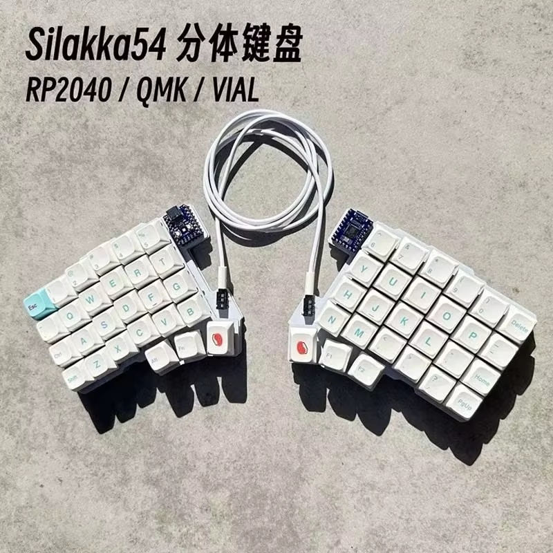 คีย์บอร์ด Silakka54 แบบแยกส่วน - Gaming Keyboard Hot Swappable บทวิจารณ์และราคา