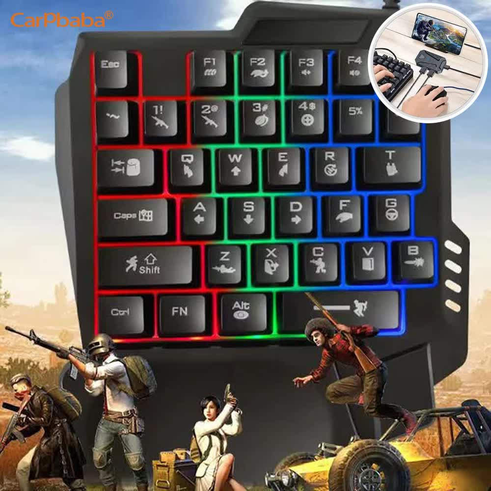 ชุดคีย์บอร์ดเกมมิ่งแบบมือเดียว - Gaming Keyboard 1 Hand บทวิจารณ์และราคา