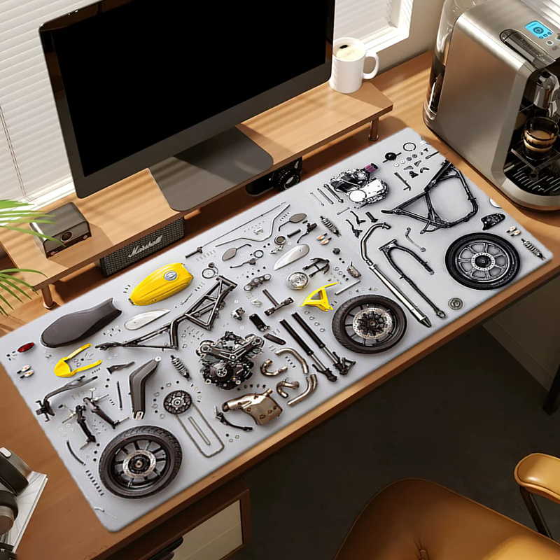 แผนภาพการถอดประกอบ แผ่นรองเมาส - Gaming Keyboard And Mouse บทวิจารณ์และราคา