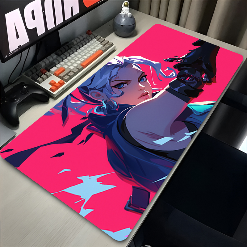 แผ่นรองเมาส์เกม Valorant Jett  - Gaming Keyboard Noise บทวิจารณ์และราคา