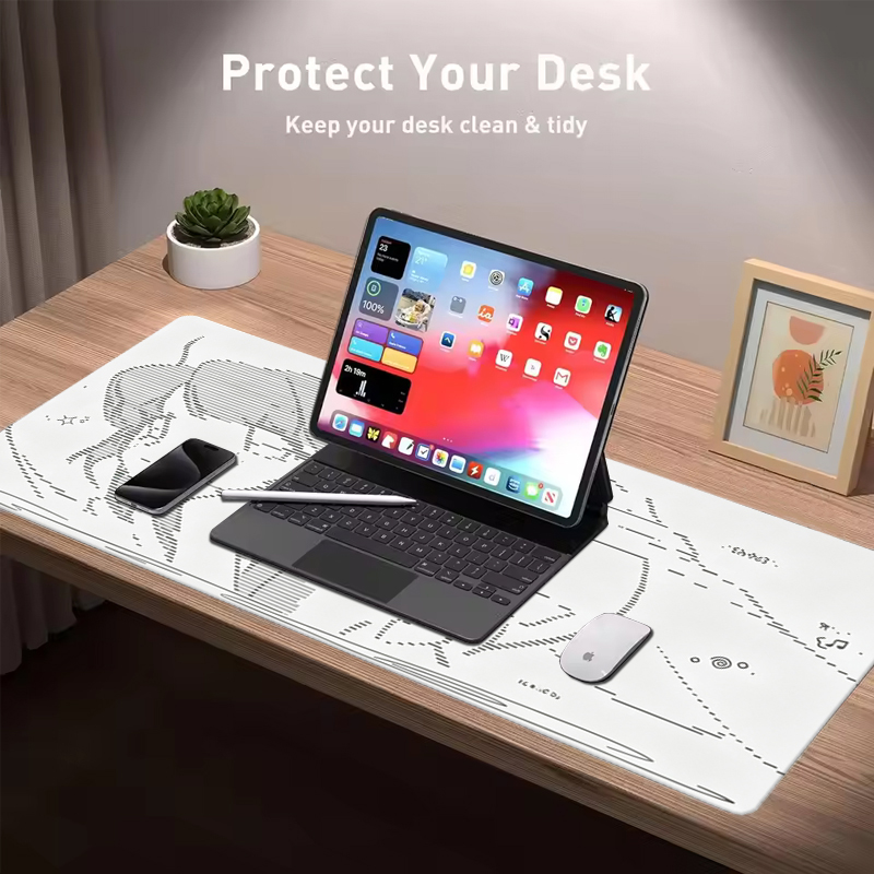 แผ่นรองเมาส์หนังลายการ์ตูนอนิเ - Gaming Keyboard And Mouse บทวิจารณ์และราคา